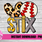 Peace Love Baseball - Stix  Png - Mascot - Sublimation Design - Digital Download