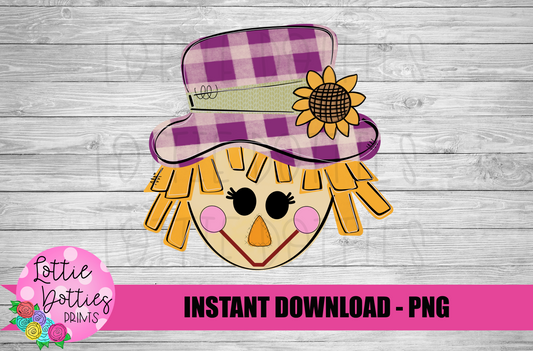 Scarecrow PNG - Fall Sublimation - Digital Download