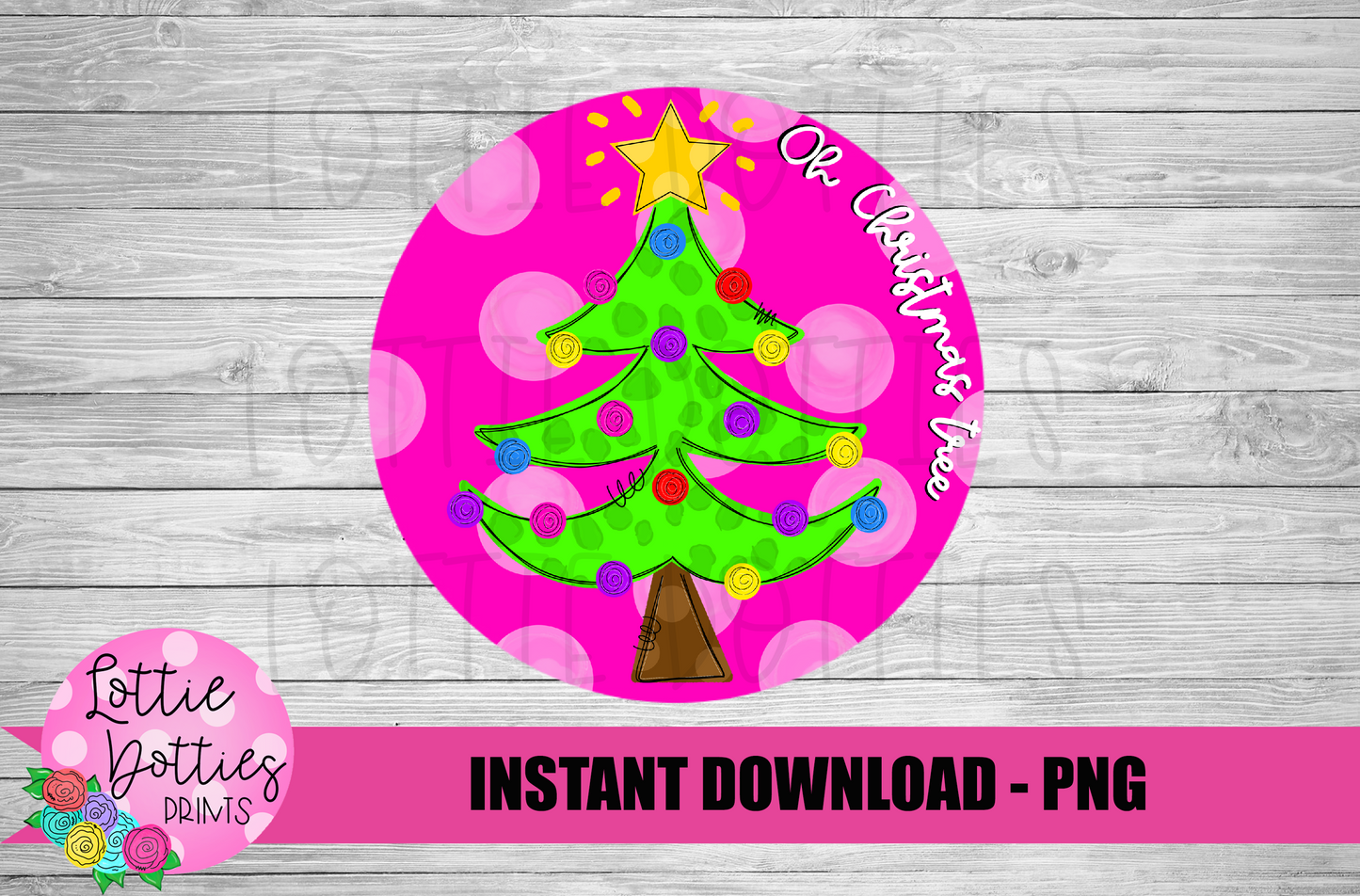 Christmas Tree Patch Sublimation Design - Christmas  Patch  Png - Patch Design - Digital Download