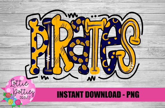 Pirates PNG - Pirates -  sublimation design - Digital Download