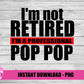 Father's Day Png - Pop Pop - Professional - Digital Download