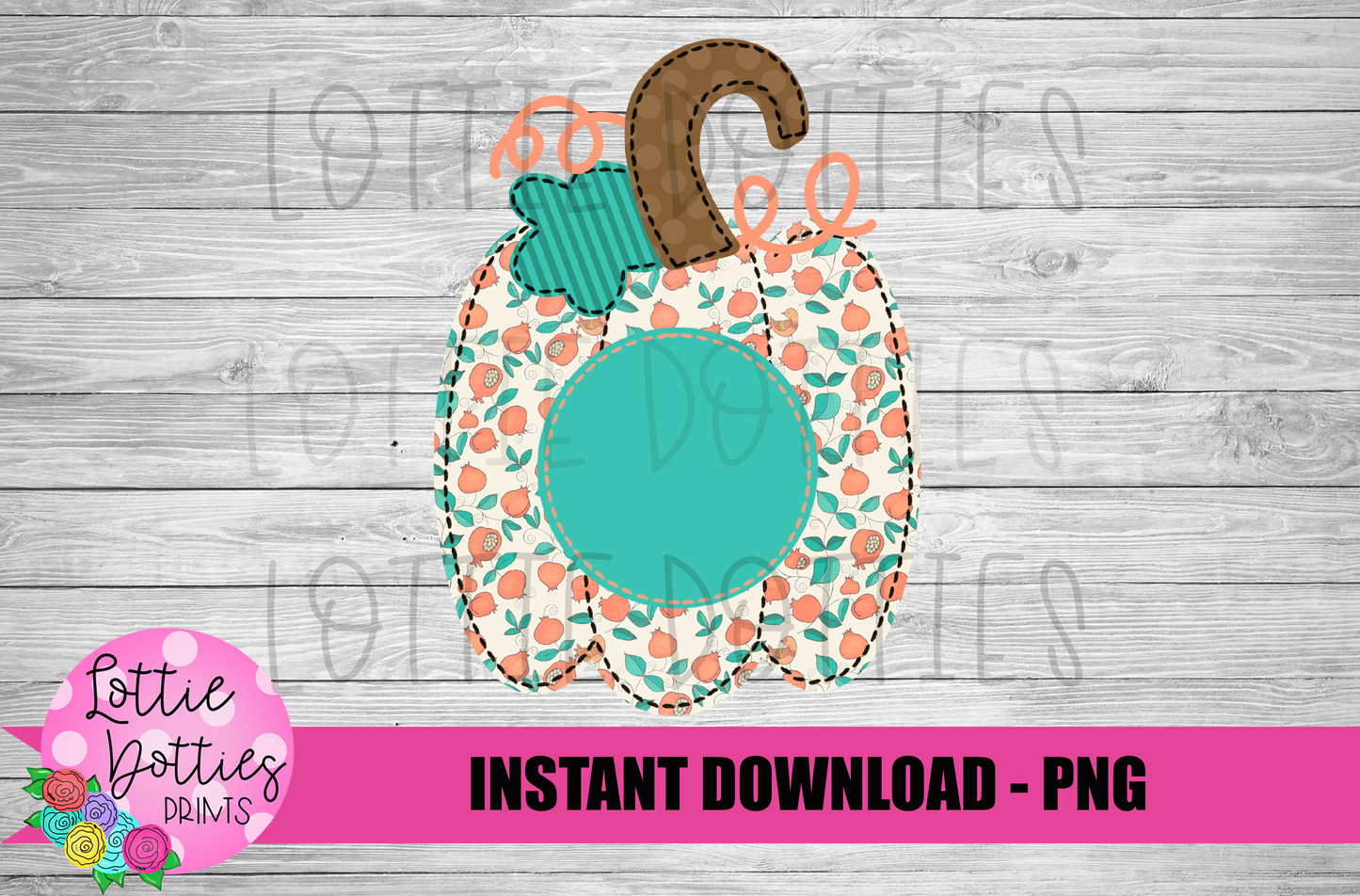 Floral Pumpkin Png - Fall Vibes - Fall Sublimation Design - Digital Download