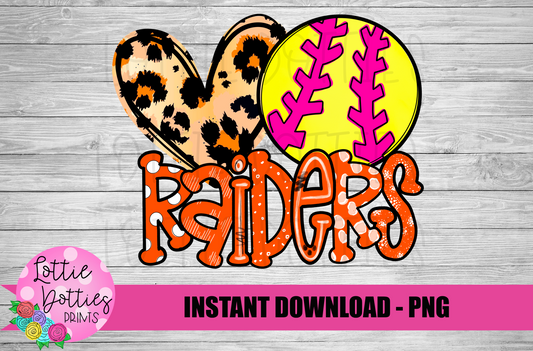 Raiders Softball  Png - Raiders  Sublimation Design - Digital Download