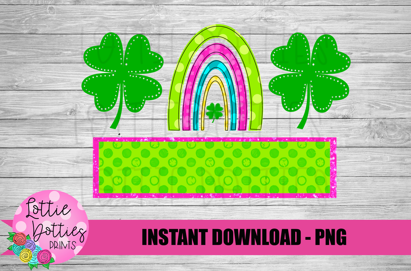 Saint Patrick’s Day Sublimation Design- Rainbow Png - St Patrick’s Day Png