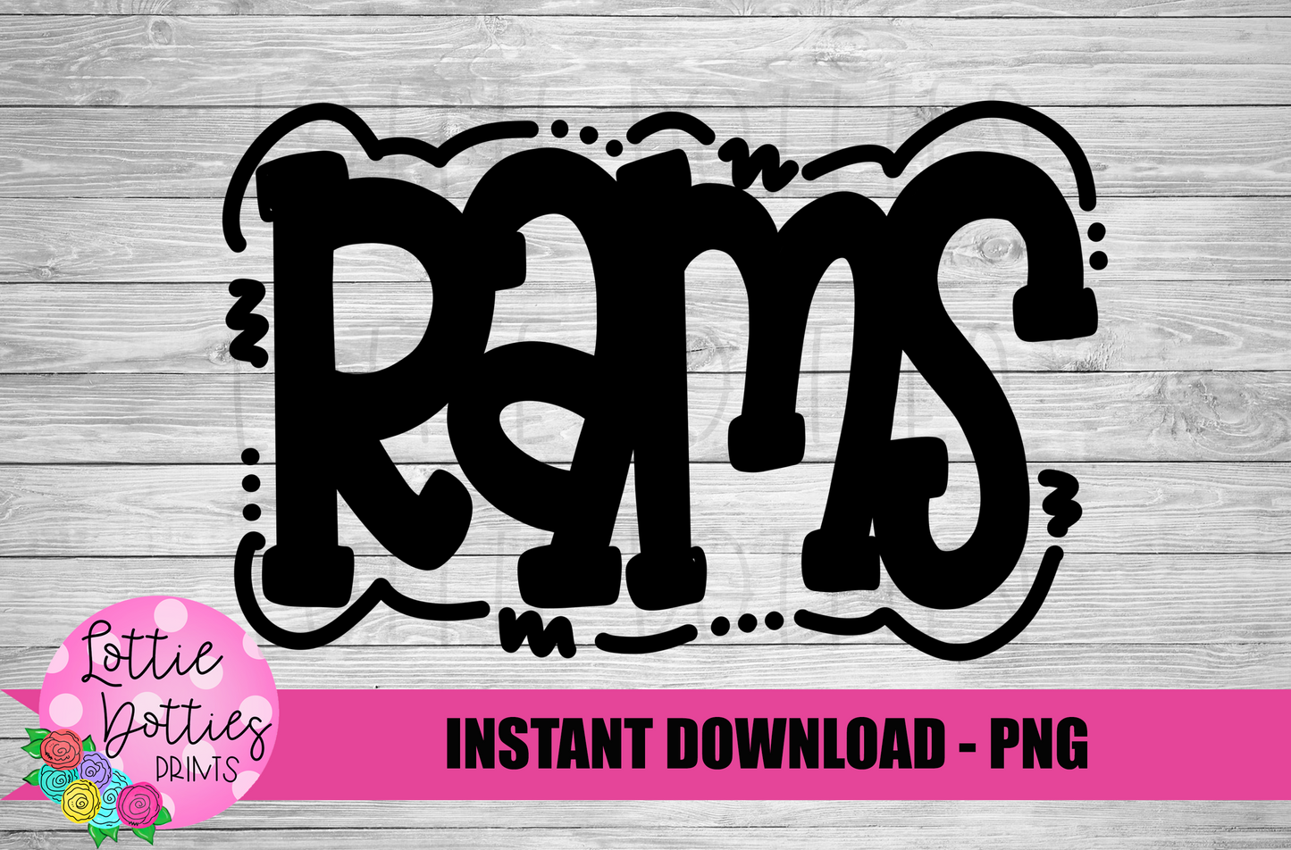 Rams PNG - Rams Sublimation design - Digital Download