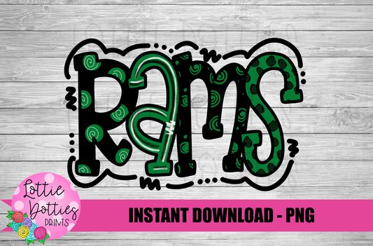 Rams PNG - Rams Sublimation design - Digital Download