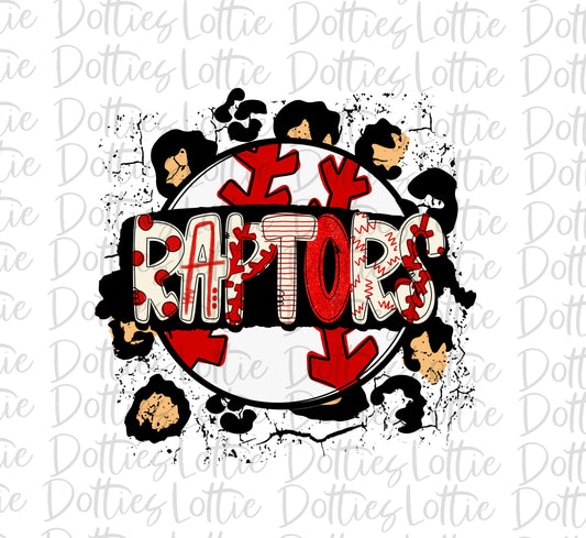 Raptors Baseball - PNG - Baseball - Sublimation - Digital Download