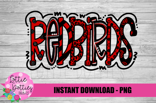 Redbirds PNG - Redbirds Sublimation - Digital Download