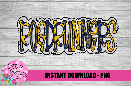 Roadrunners PNG - Roadrunners Sublimation - Mascot team design - Digital Download