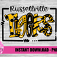 RUSSELLVILLE TIGERS PNG- TIGERS SUBLIMATION - DIGITAL DOWNLOAD