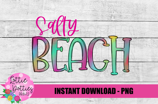 Salty Beach  Png - Beach Sublimation Design - Beach Png - Digital Download