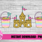 Sand Castle Png - Sand Castle Sublimation  - Sand Castle Design