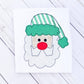 Santa Applique Design - Machine Embroidery - Instant Download - Christmas Applique