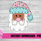 Santa Png - Santa Sublimation - Christmas Sublimation- Digital Download