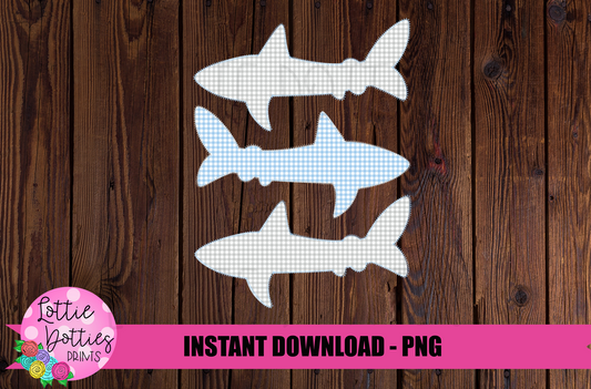 Shark Fuax Applique  Png - Boys Summer png - Summer Sublimation- Digital Download