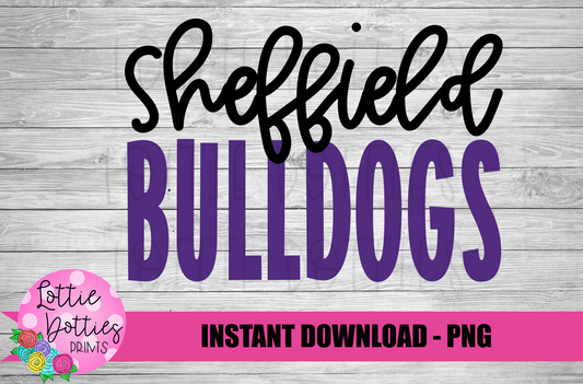 Sheffield Bulldogs -  PNG - Bulldogs  -  sublimation design - Digital Download