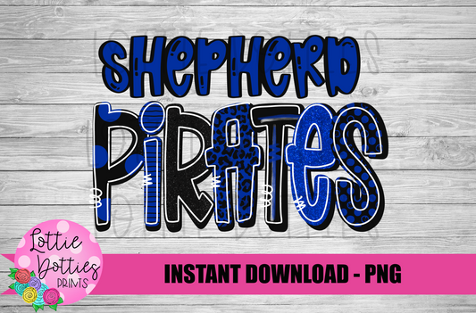 Shepherd Pirates PNG - Pirates -  sublimation design - Digital Download