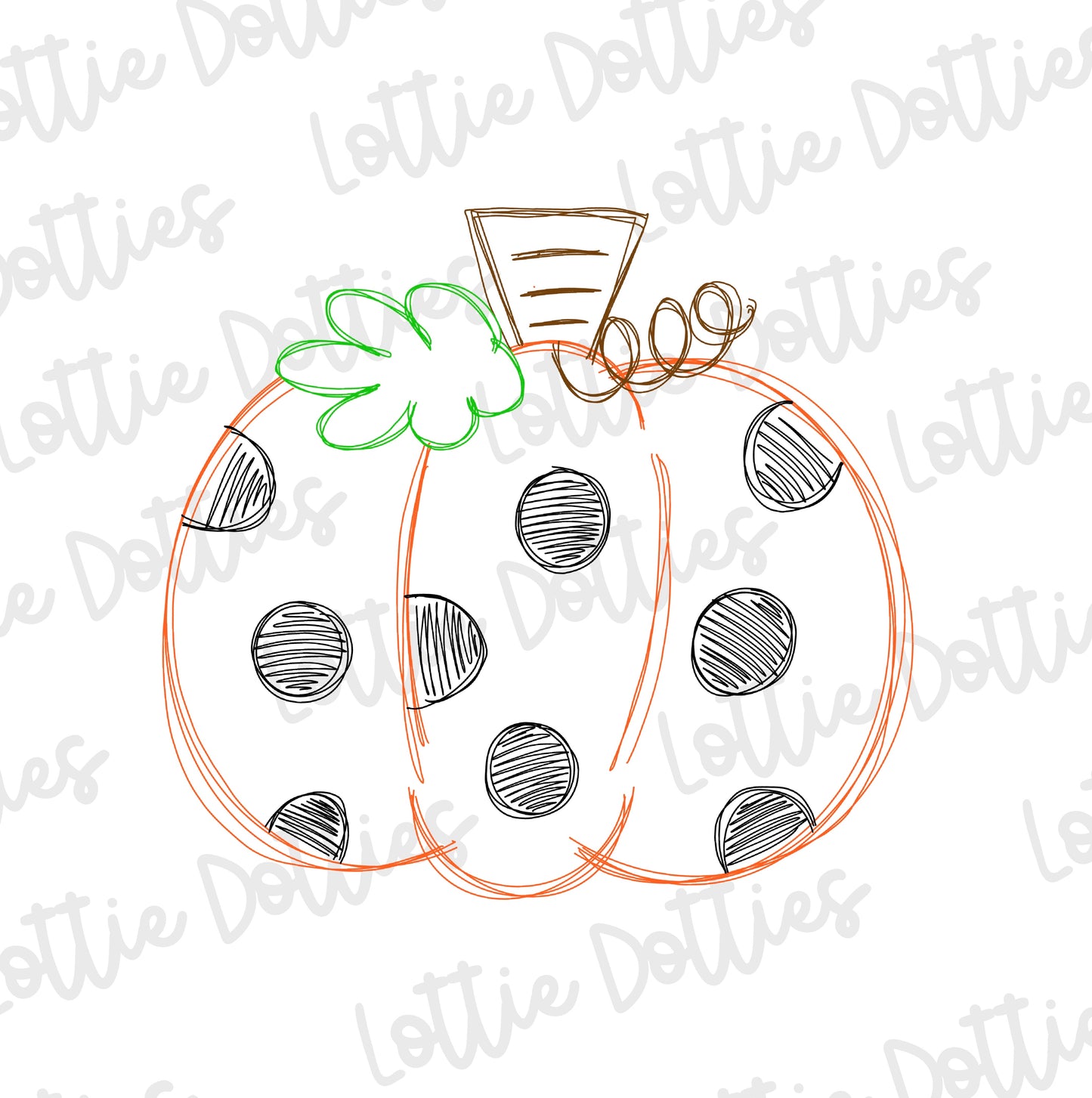 Sketch Pumpkin Png - Fall Vibes - Fall Sublimation Design - Digital Download