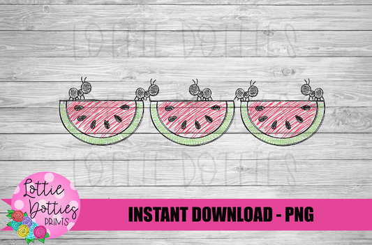 Sketch Watermelon  PNG - Watermelon Sublimation