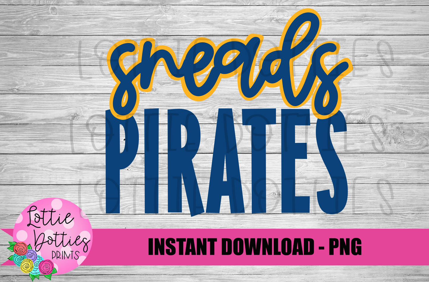 Sneads Pirates PNG - Pirates -  sublimation design - Digital Download