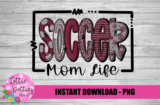 Soccer Mom PNG - Soccer Png - Digital Download
