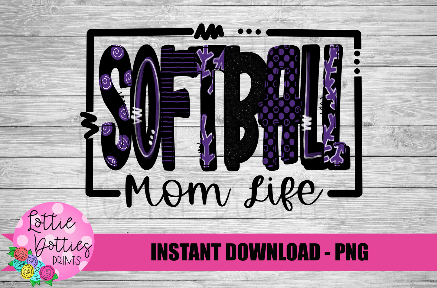 Softball  Mom Life PNG - Basketball Png - Digital Download