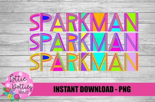 Sparkman PNG - Sparkman Sublimation - Mascot