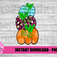 Stack Pumpkin Png - Fall Vibes - Fall Sublimation Design - Digital Download