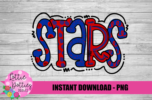 Stars PNG - Stars Sublimation - Mascot