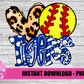 Softball Tigers Png - Tigers Sublimation Design - Digital Download