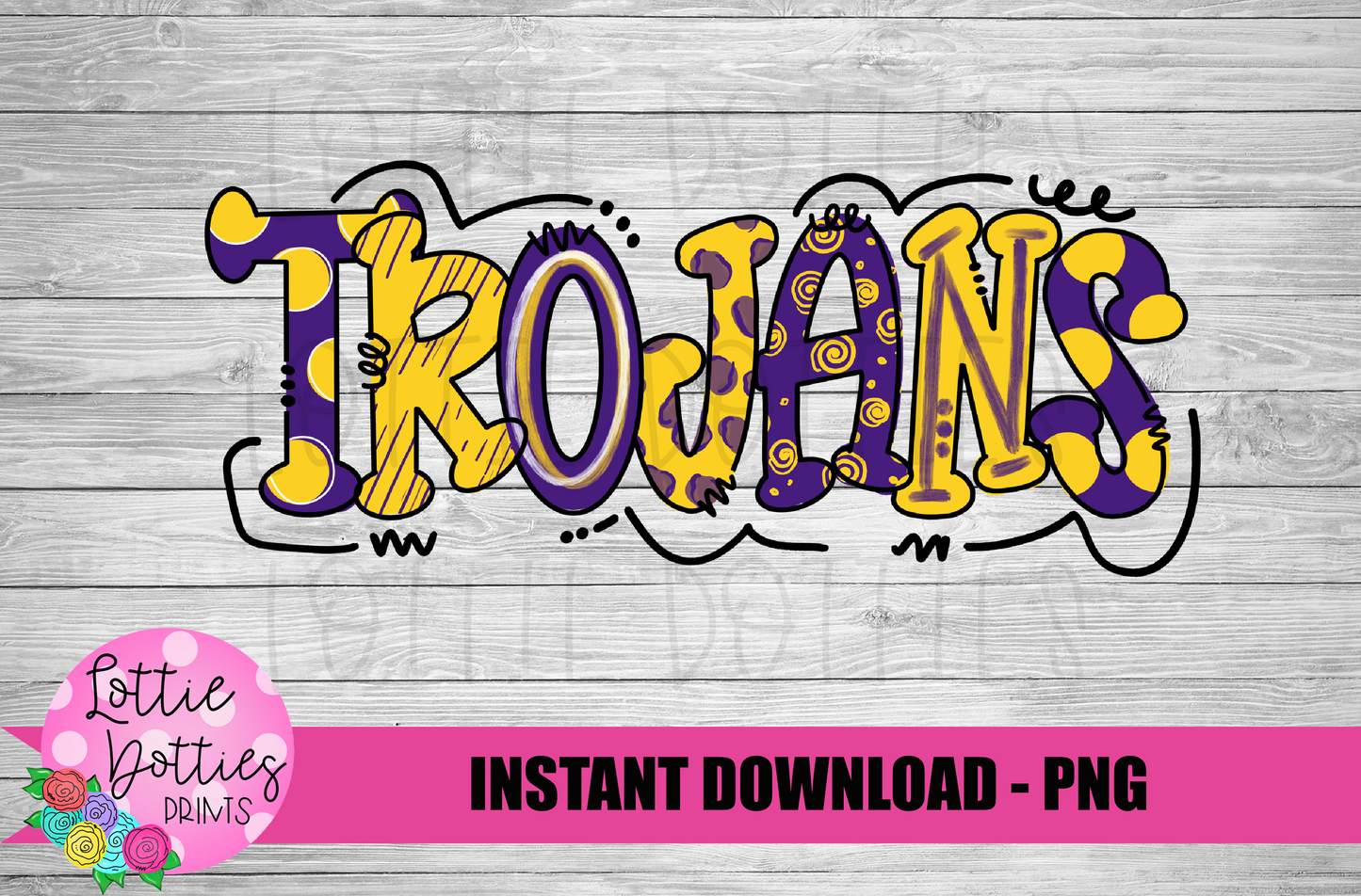 Trojans PNG - Trojans sublimation design - Digital Download