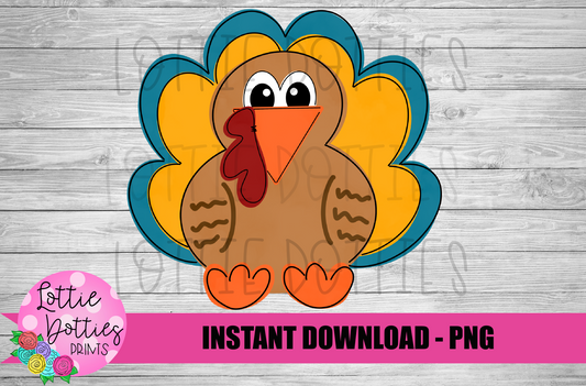 Turkey Png - Turkey Sublimation Design- Digital Download