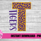 T - Tigers PNG - Tigers sublimation design - Digital Download