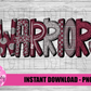 Warriors Png - Mascot  Sublimation Design - Digital Download