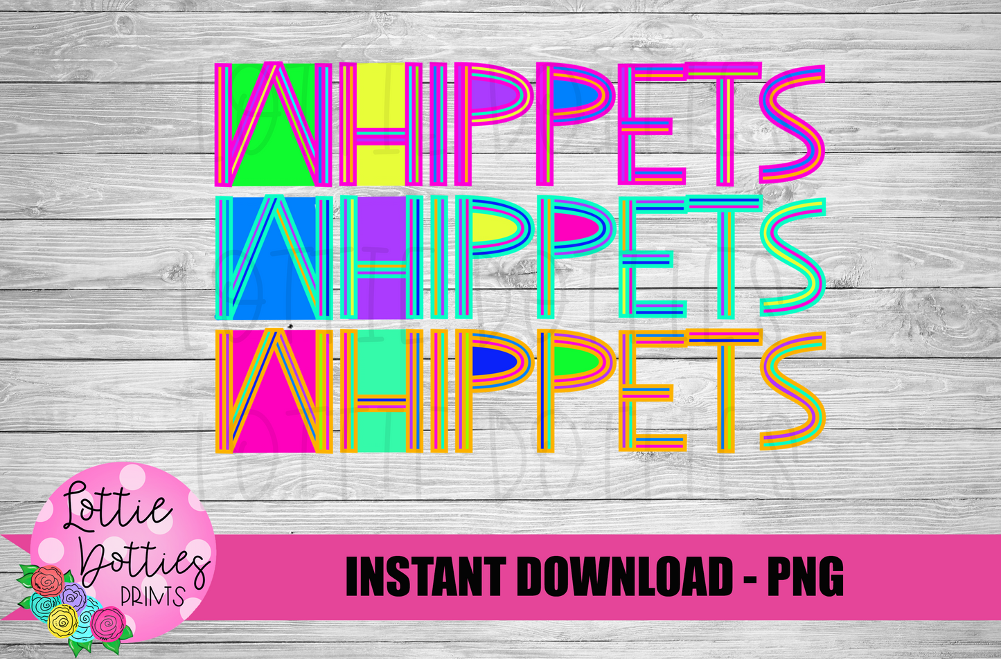 Whippets - PNG - Whippets Sublimation - Digital Download