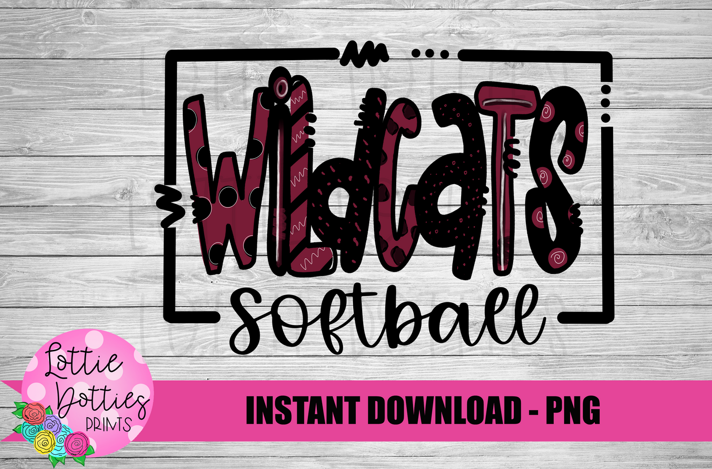 Wildcats Softball  PNG - Wildcats -  sublimation design - Digital Download