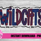 Wildcats  PNG - Wildcats -  sublimation design - Digital Download