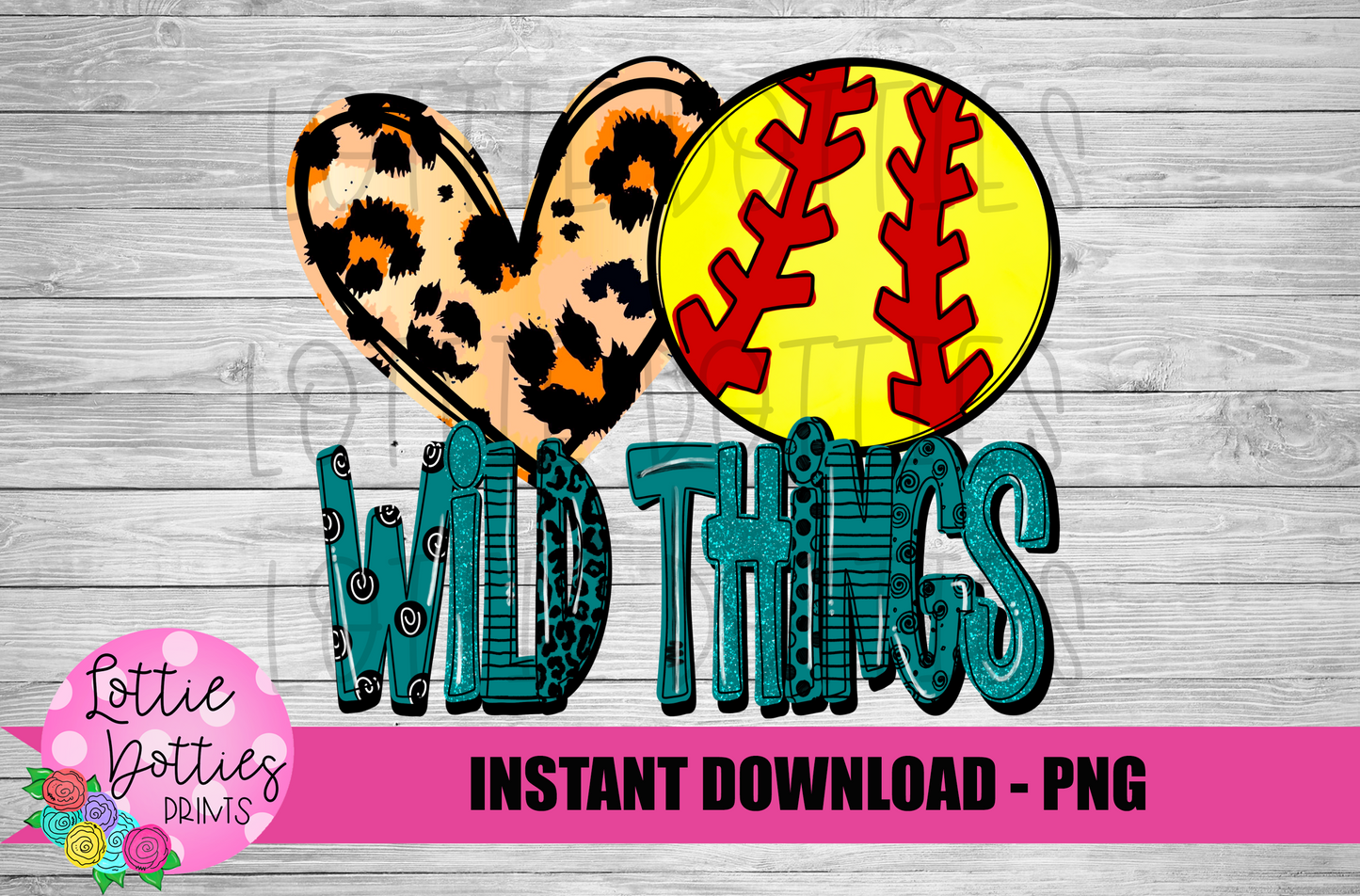 Wild Things Softball PNG