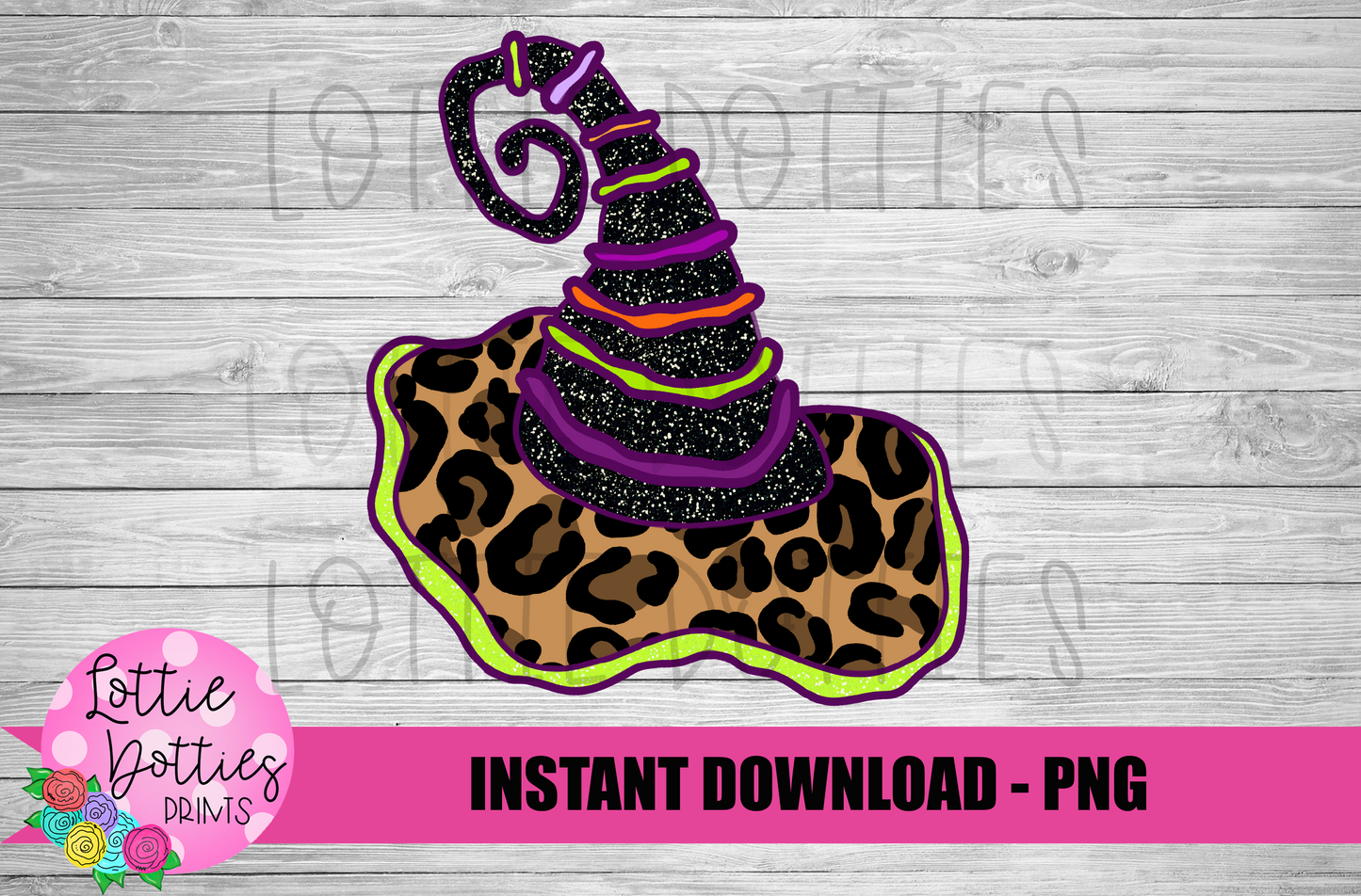 Witch Hat Png - Halloween Sublimation Design- Digital Download