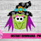 Witch Png - Halloween Sublimation Design- Digital Download