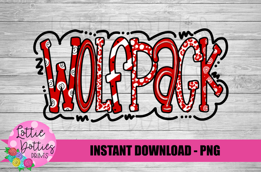 Wolfpack PNG - Wolfpack Sublimation - Digital Download
