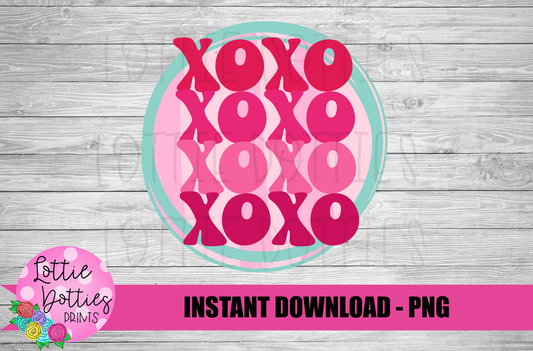 Valentine’s Day Sublimation Design- Xoxo - valentines Design - xoxo Png